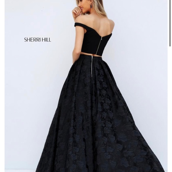 Sheri Hill Two Piece Gown 50572 - Picture 3 of 5